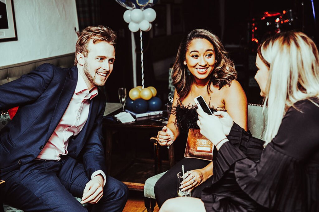 wedding-gallery-wide-01 Chris entertaining evening guests.