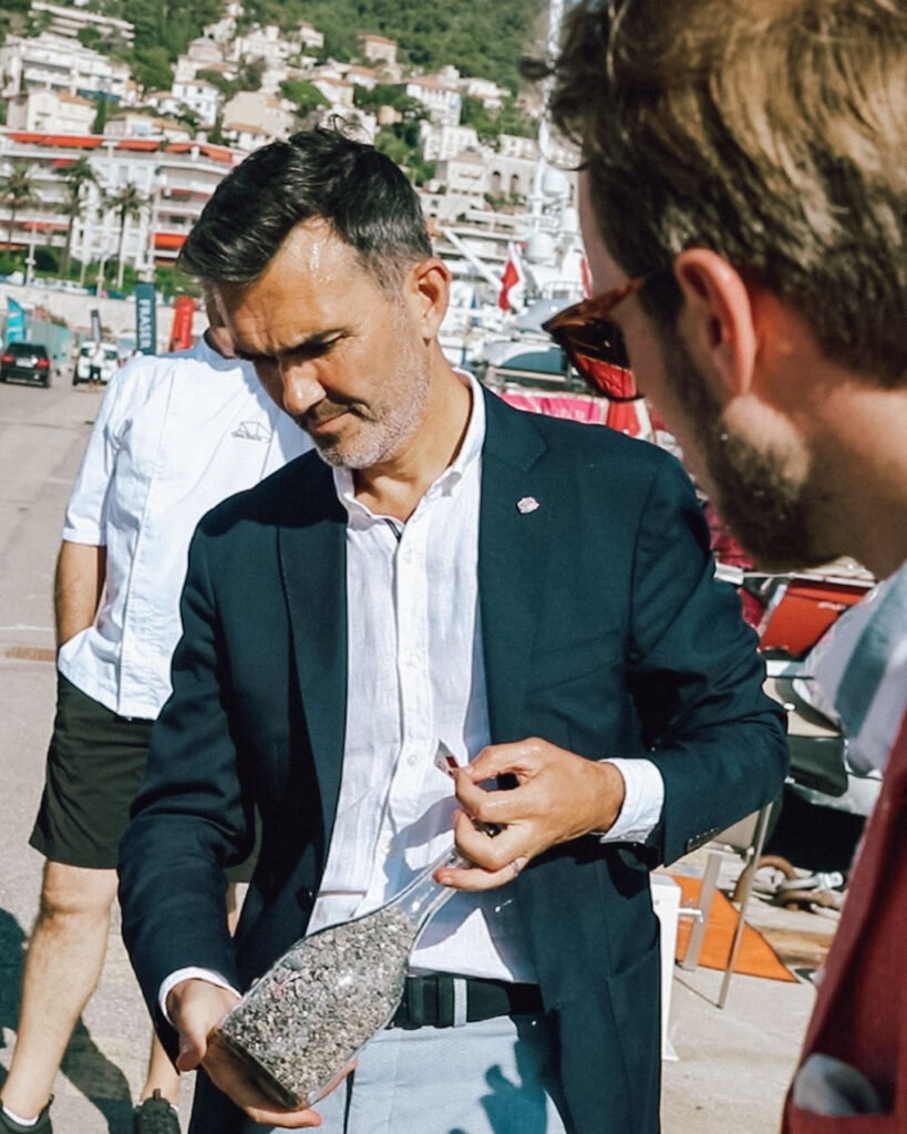 superyachts-gallery-tall-02 Chris Dodd Magic, Superyachts magician, entertaining the CEO of IYC, Raphael Sauleau. Yacht entertainment for yacht charters.