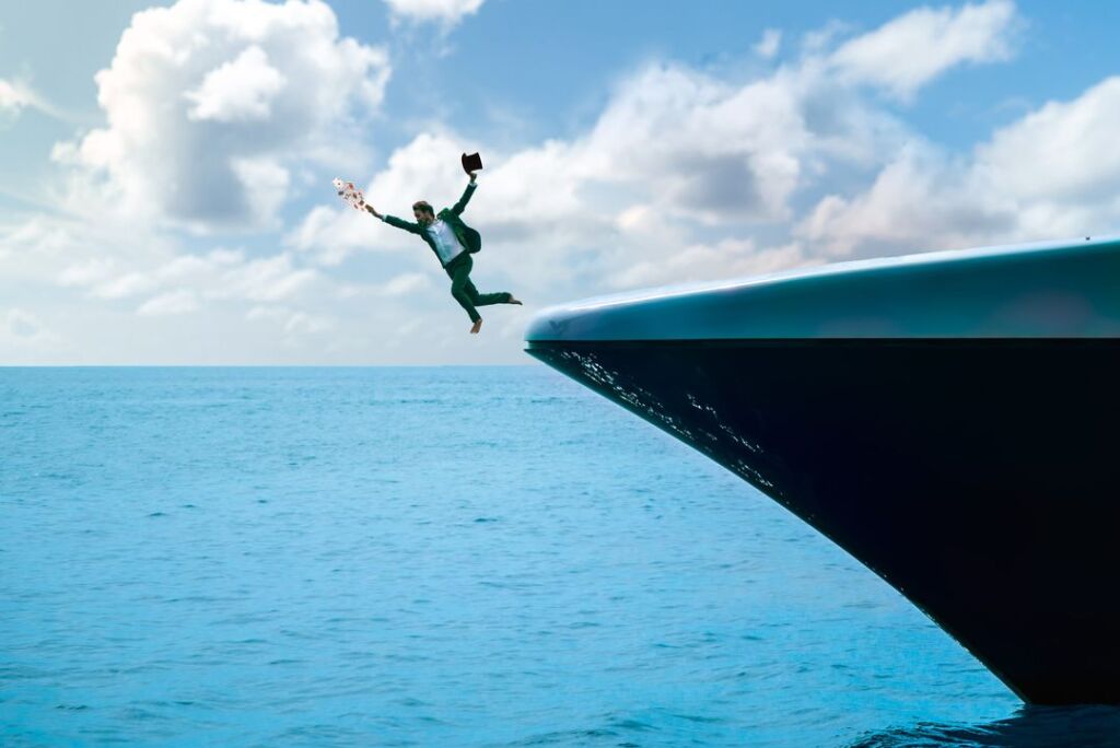 Overboard Jumping Picture