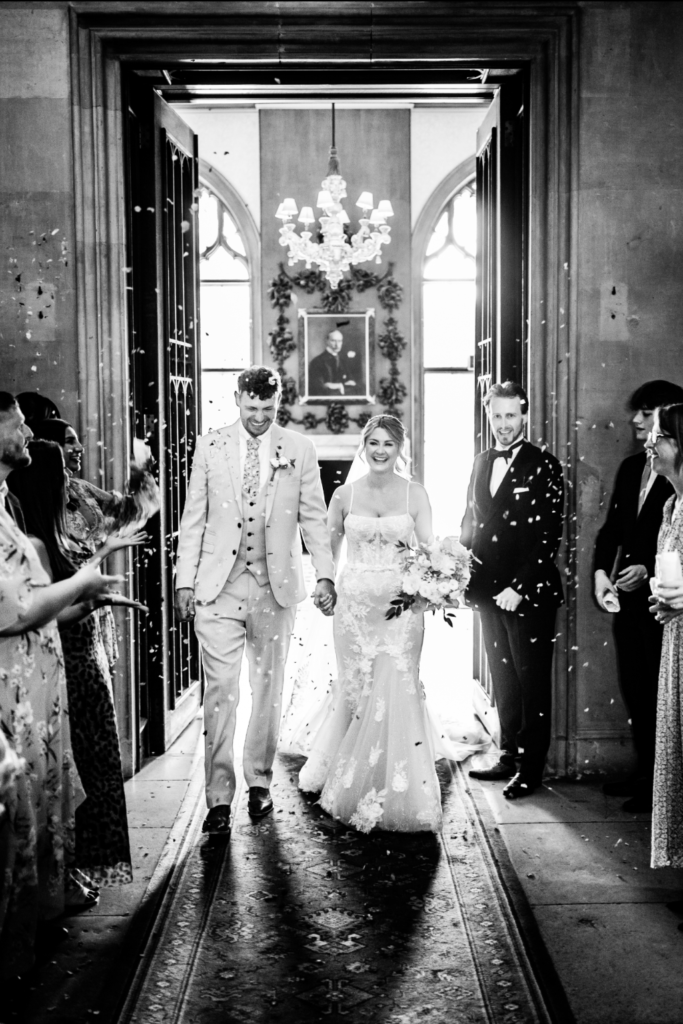 Bride and Groom Intro Confetti Wedding planning checklist - have your wedding as perfect as this - Chris Dodd Magic