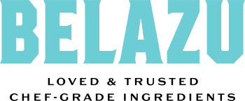 Belazu Logo Testimonials. Logo of the ingredient company Belazu. Chris performed his online magic show for them in 2020.