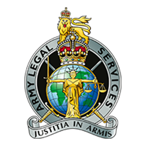 Army Legal Services Logo Army Legal Services logo, a client of Chris Dodd Magic